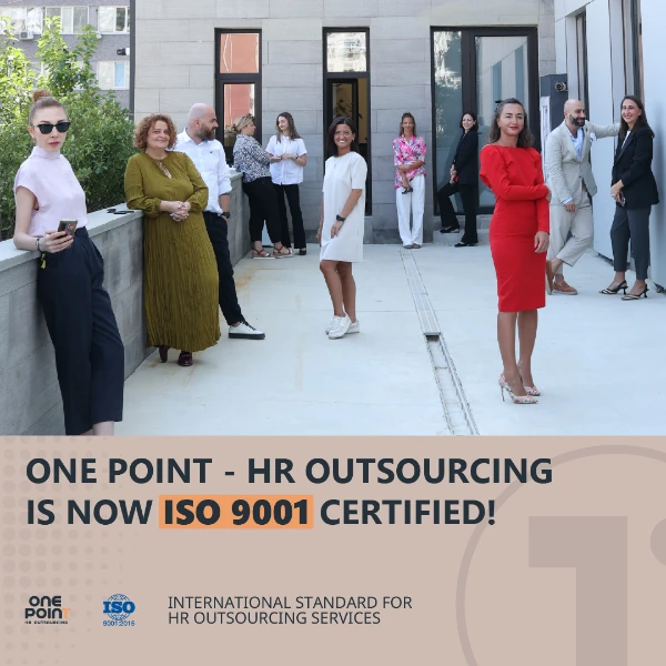 One Point HR Outsourcing - ISO 9001 Certified: A Step towards a new standard
